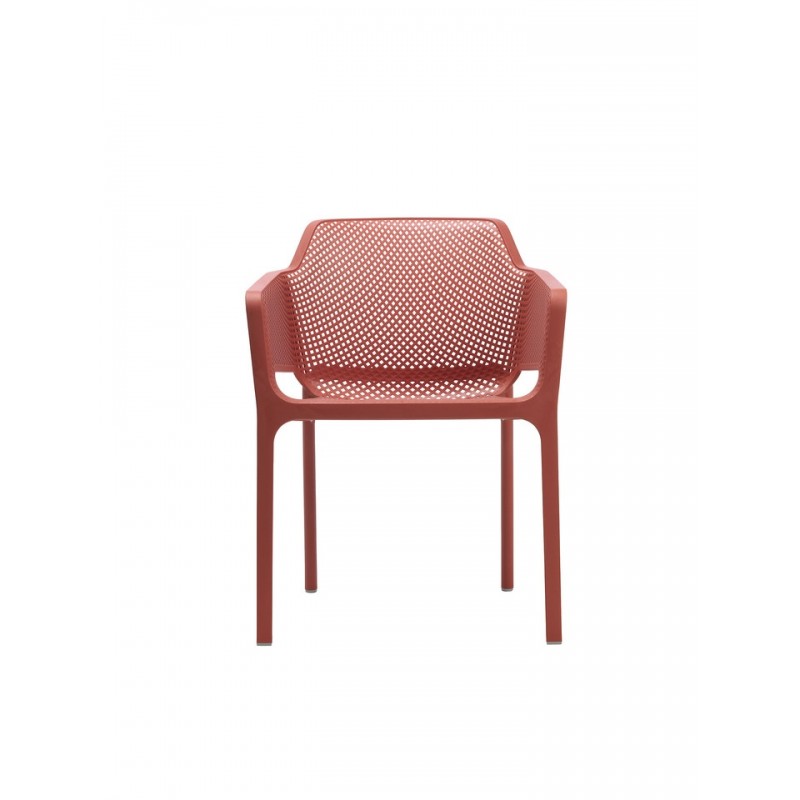 Nardi Krzesło Ogrodowe Net Czerwone
