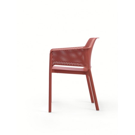 Nardi Krzesło Ogrodowe Net Czerwone