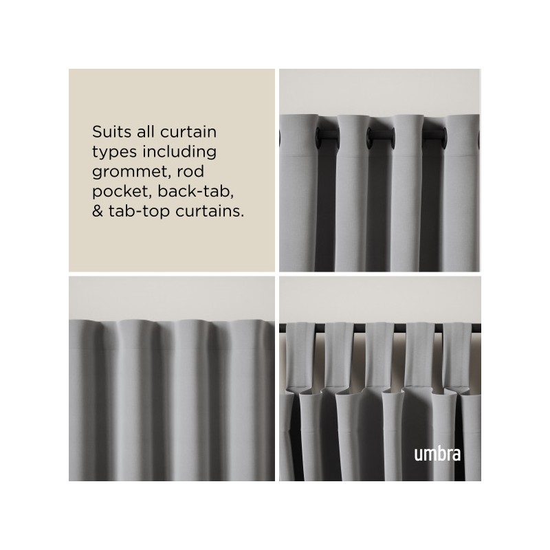 Umbra Karnisz Twilight 76 - 213 Cm        Czarny Mat