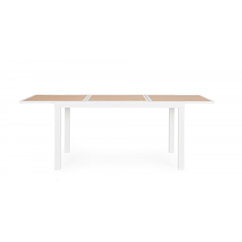 Bizzotto Stół Ogrodowy Hilija 140-210     Biały / Rozkładany