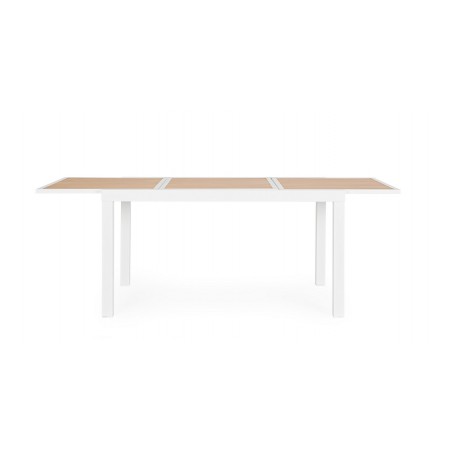 Bizzotto Stół Ogrodowy Hilija 140-210     Biały / Rozkładany