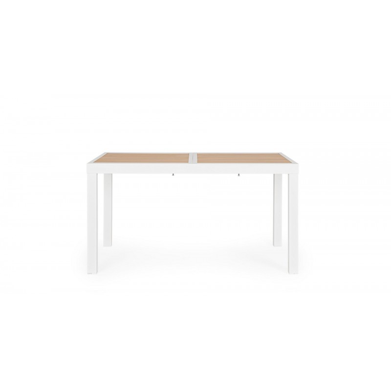 Bizzotto Stół Ogrodowy Hilija 140-210     Biały / Rozkładany