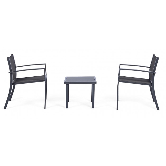 Bizzotto Zestaw Ogrodowy Auri Czarny