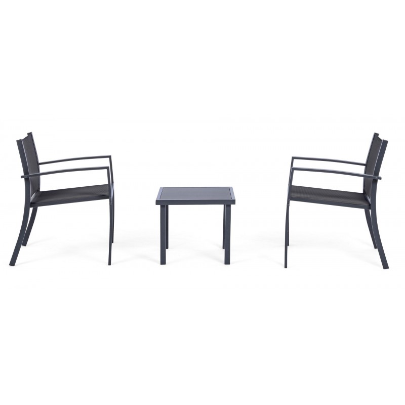 Bizzotto Zestaw Ogrodowy Auri Czarny