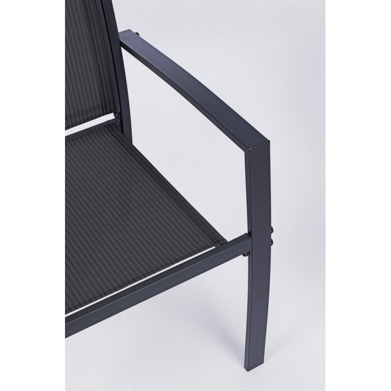 Bizzotto Zestaw Ogrodowy Auri Czarny