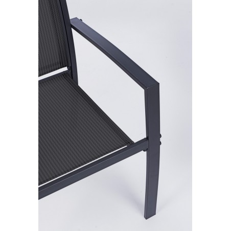 Bizzotto Zestaw Ogrodowy Auri Czarny