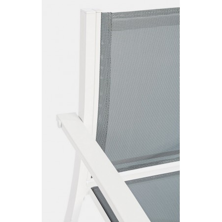 Bizzotto Zestaw Ogrodowy Auri Biały /     Szary