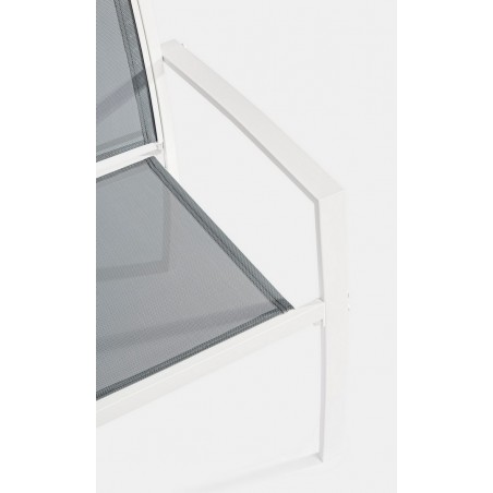 Bizzotto Zestaw Ogrodowy Auri Biały /     Szary