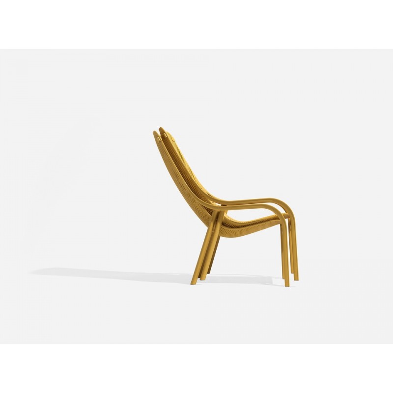 Nardi Fotel Ogrodowy Net Lounge Żółty