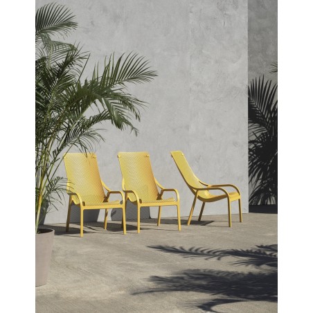Nardi Fotel Ogrodowy Net Lounge Żółty