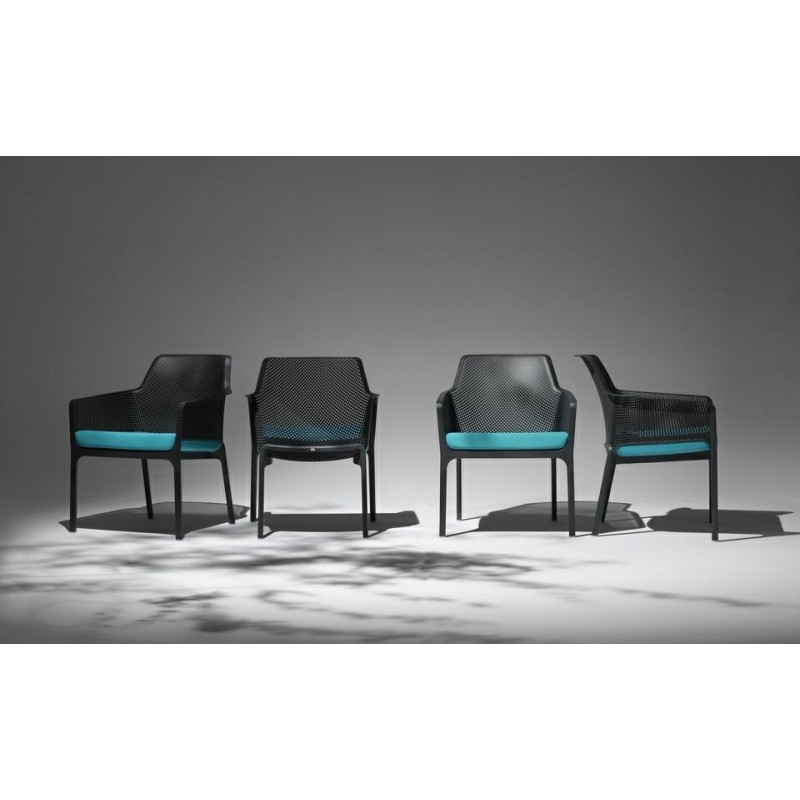 Nardi Krzesło Ogrodowe Net Relax Szare