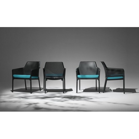 Nardi Krzesło Ogrodowe Net Relax Szare