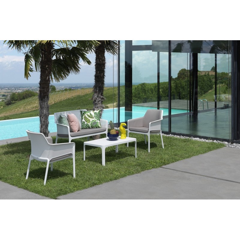 Nardi Krzesło Ogrodowe Net Relax Białe