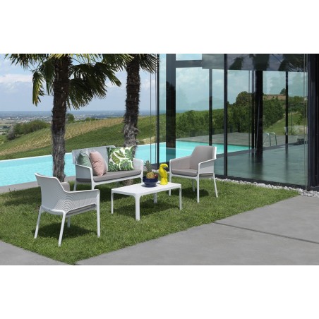 Nardi Krzesło Ogrodowe Net Relax Białe