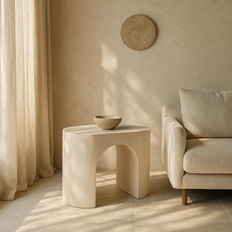 Mamaison Stolik Icaro Beżowy / Drewno