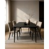 Mamaison Stół Jadalniany Laminar 200 Czarny / Drewno