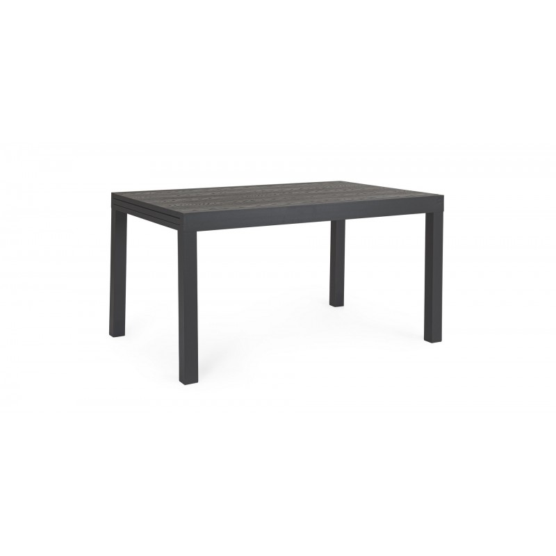 Bizzotto Stół Ogrodowy Cliv 135-270       Czarny / Rozkładany