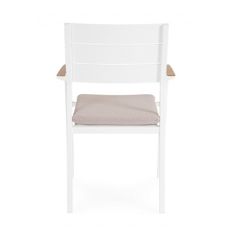 Bizzotto Krzesło Ogrodowe Zelmar Białe