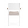 Bizzotto Krzesło Ogrodowe Zelmar Białe