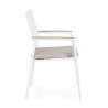 Bizzotto Krzesło Ogrodowe Zelmar Białe