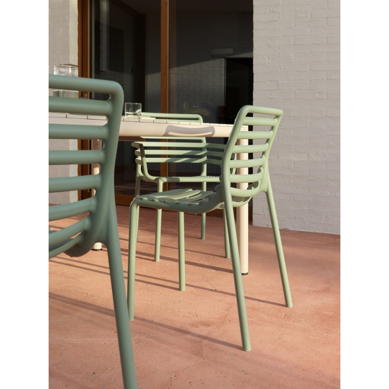 Nardi Krzesło Ogrodowe Doga Zielone