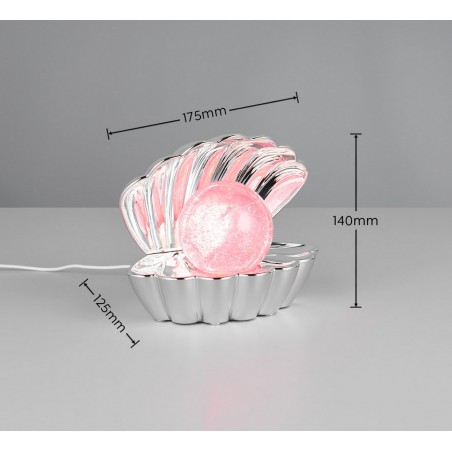 Rl Lampa Stołowa Shelly R57731106 Srebrny I Odcienie Srebra