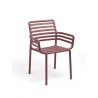Nardi Krzesło Ogrodowe Doga Czerwone