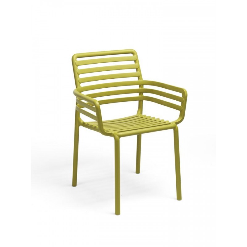 Nardi Krzesło Ogrodowe Doga Jasny         Zielony