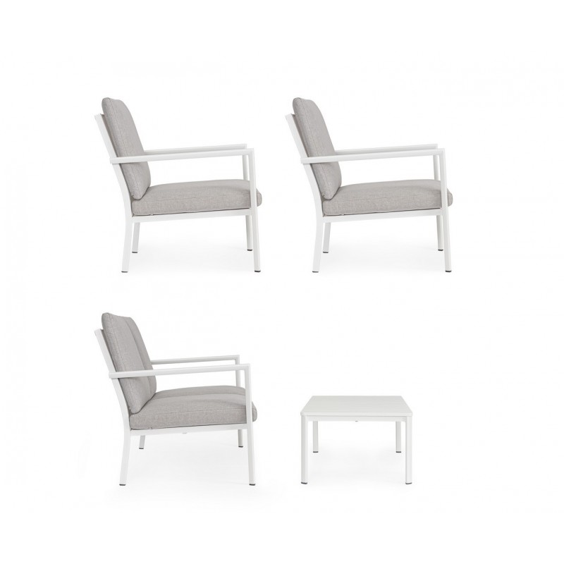 Bizzotto Zestaw Ogrodowy Konnor 2 Biały