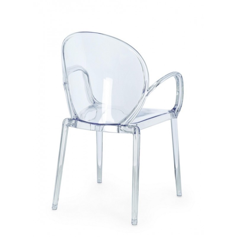 Bizzotto Krzesło Ogrodowe Camilla         Transparentne