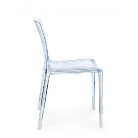 Bizzotto Krzesło Ogrodowe Adele           Transparentne