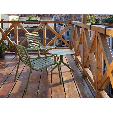 Nardi Fotel Ogrodowy Doga Relax Ciemny    Zielony