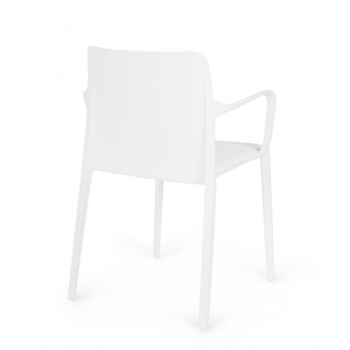 Bizzotto Krzesło Ogrodowe Chloris Arm     Białe