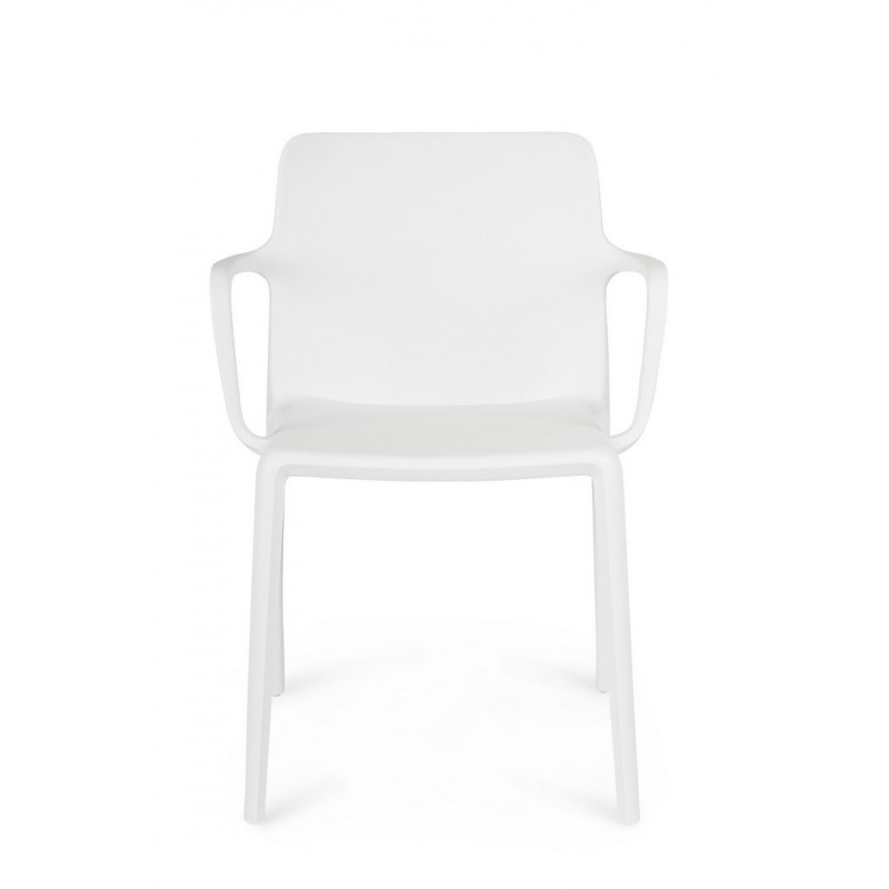 Bizzotto Krzesło Ogrodowe Chloris Arm     Białe