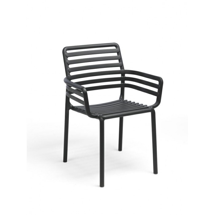 Nardi Krzesło Ogrodowe Doga Czarne