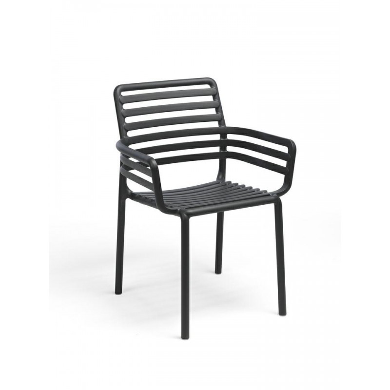 Nardi Krzesło Ogrodowe Doga Czarne