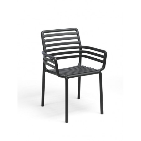 Nardi Krzesło Ogrodowe Doga Czarne