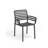 Nardi Krzesło Ogrodowe Doga Czarne
