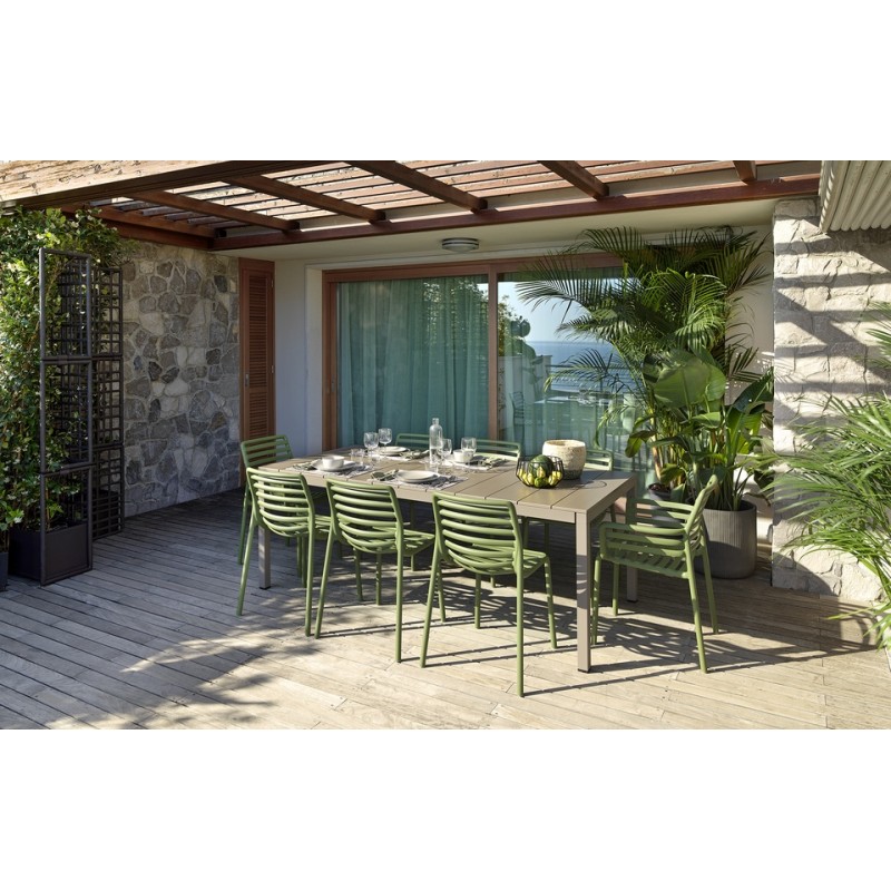 Nardi Krzesło Ogrodowe Doga Bistrot       Ciemny Zielony