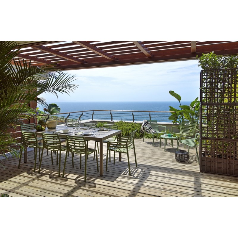 Nardi Krzesło Ogrodowe Doga Bistrot       Ciemny Zielony