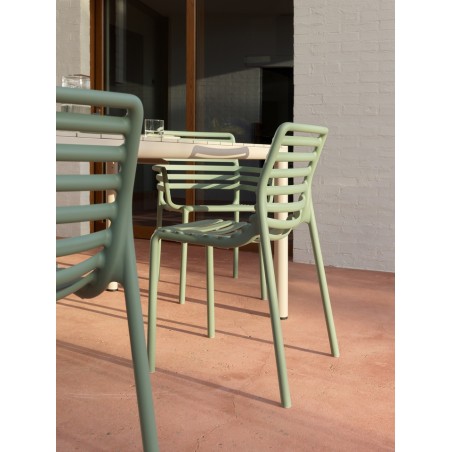 Nardi Krzesło Ogrodowe Doga Bistrot       Miętowe