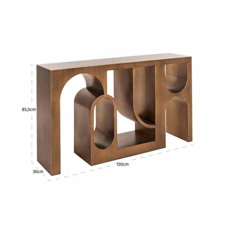 Richmond Konsola Lugano Szczotkowane      Złoto