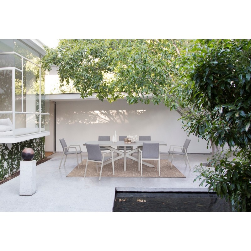 Bizzotto Stół Ogrodowy Isacco Pelican     240X110 Beżowy