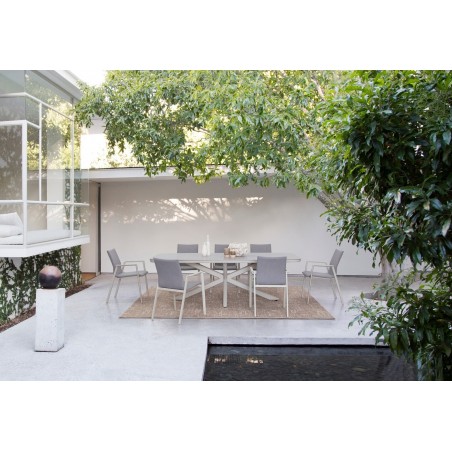 Bizzotto Stół Ogrodowy Isacco Pelican     240X110 Beżowy