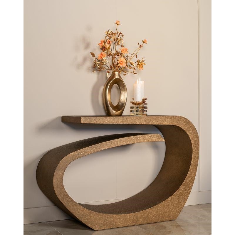 Richmond Konsola Alhambra Szczotkowane    Złoto