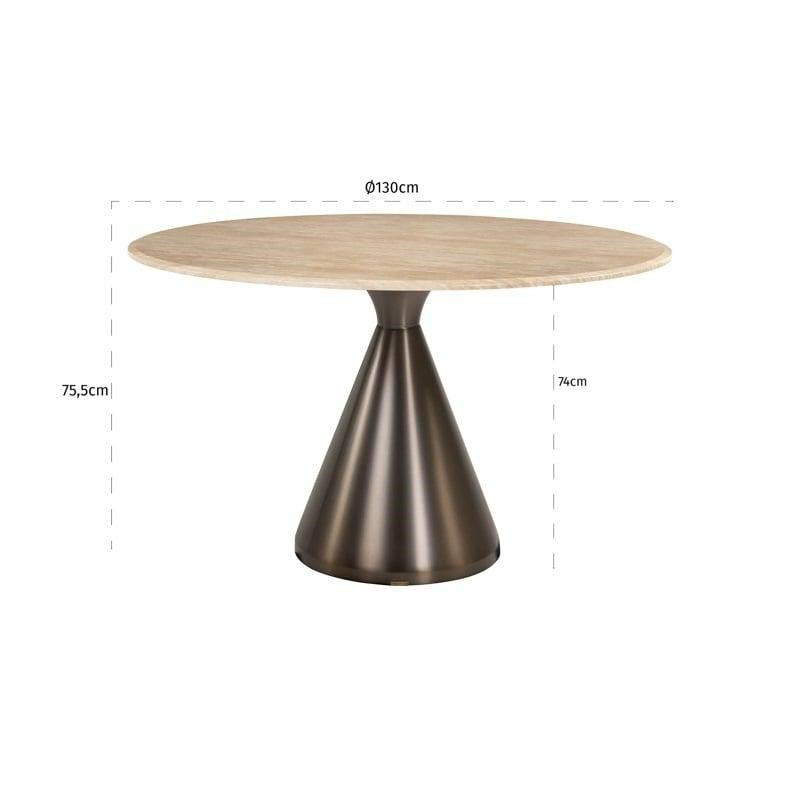 Richmond Stół Jadalniany Montgommery 130  Beżowy