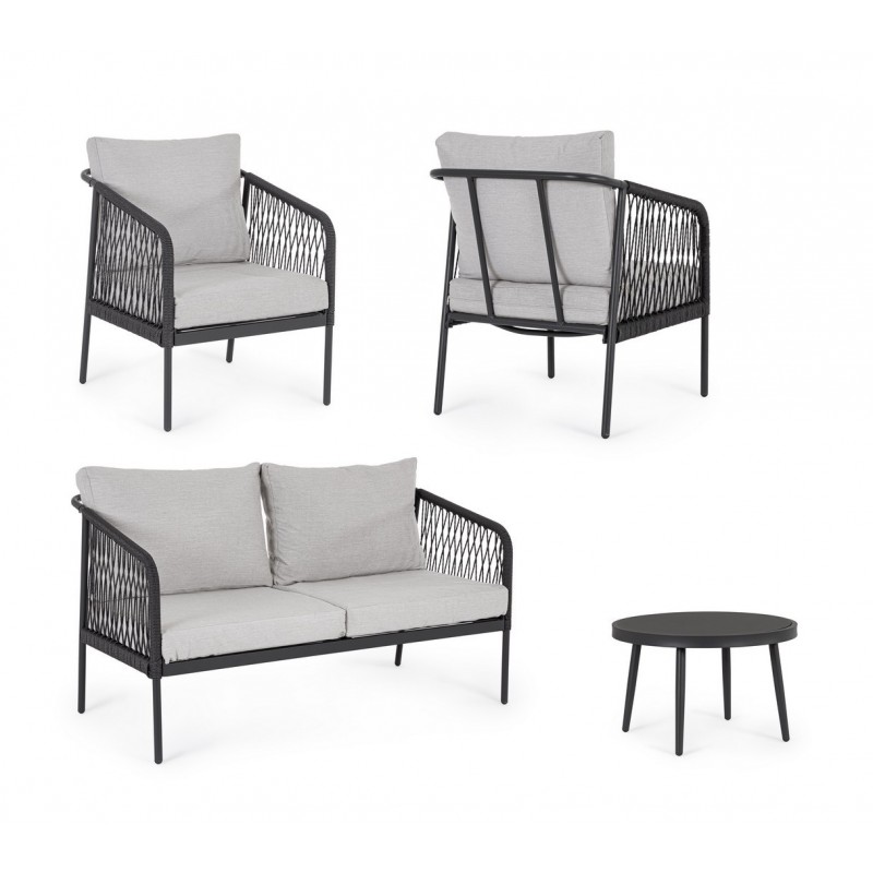 Bizzotto Zestaw Ogrodowy Felipe Szary