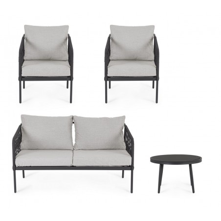 Bizzotto Zestaw Ogrodowy Felipe Szary