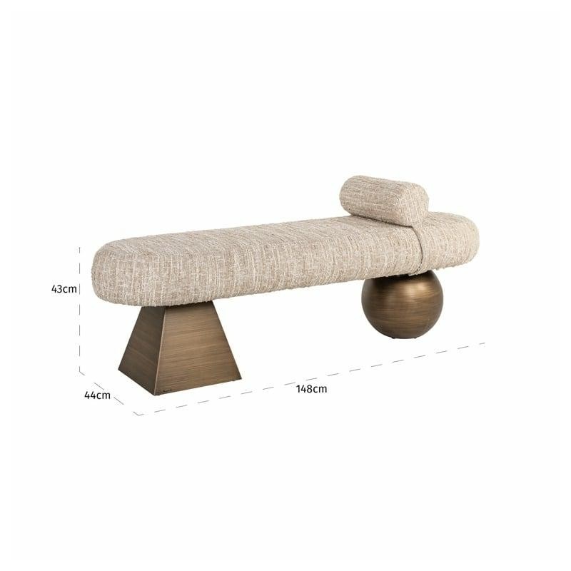 Richmond Ławka Geneva Beżowa