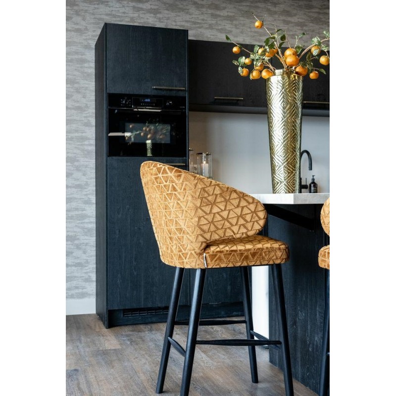 Richmond Krzesło Barowe Indigo Gold